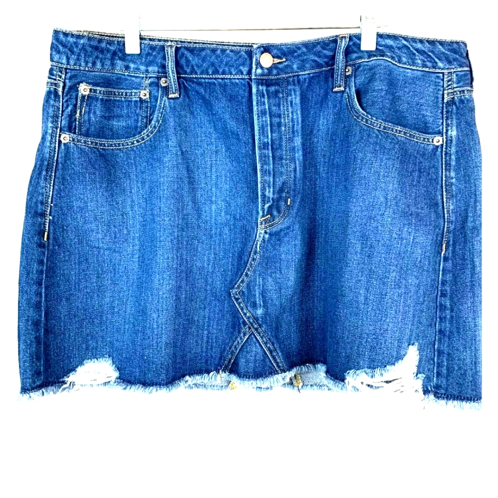 American Eagle Festival Jean Skirt